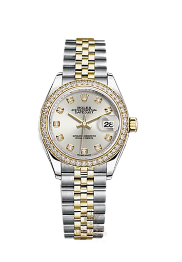 Rolex Datejust Watch 279383rbr-0007 28 mm Steel / Yellow gold Case Silver Dial