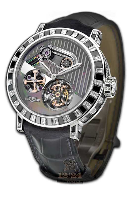 Dewitt Academia Watch AC.8050.48.09.M1021 43 mm White gold Case Gray Dial
