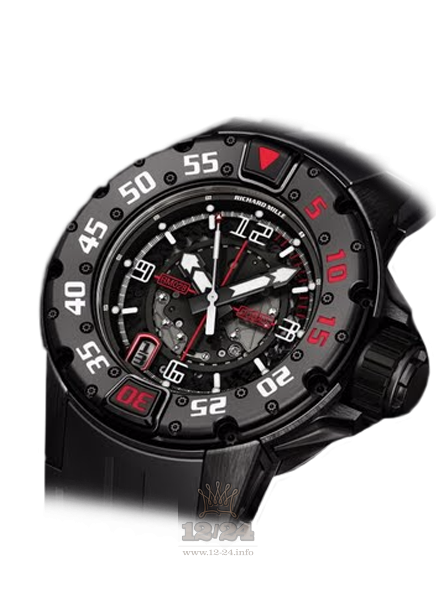 Richard Mille Men's Collection Watch RM 028 Diver Dubail Titanium 47 mm Titanium Case