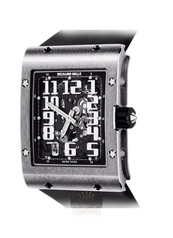 Richard Mille Men's Collection Watch RM 016 WG 50 mm White gold Case