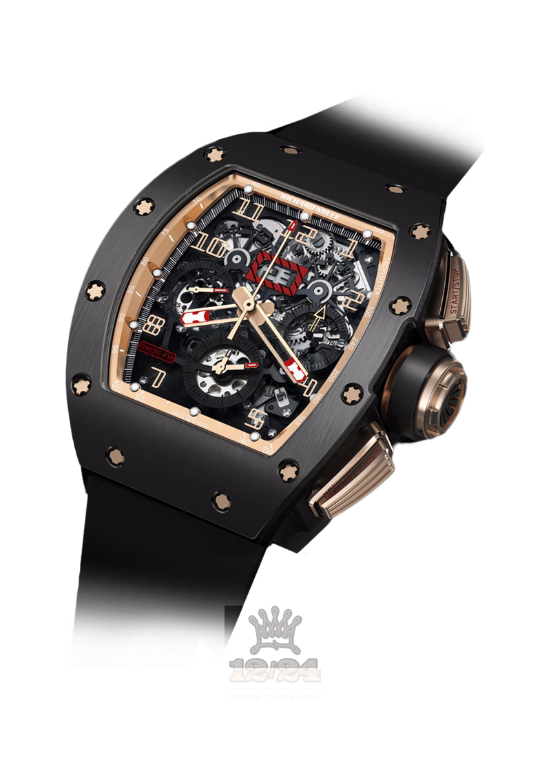 Richard Mille Limited Editions Watch RM 011 ?Black Kite? 50 mm Titanium Carbon Case