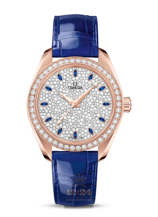 Omega Aqua Terra 150 M Watch 220.58.34.20.99.002 34 mm Pink gold Case