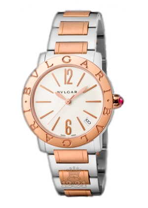 Bvlgari Bvlgari Bvlgari Watch 102071 BBL33WSPGD 33 mm Steel / Pink gold Case White Dial