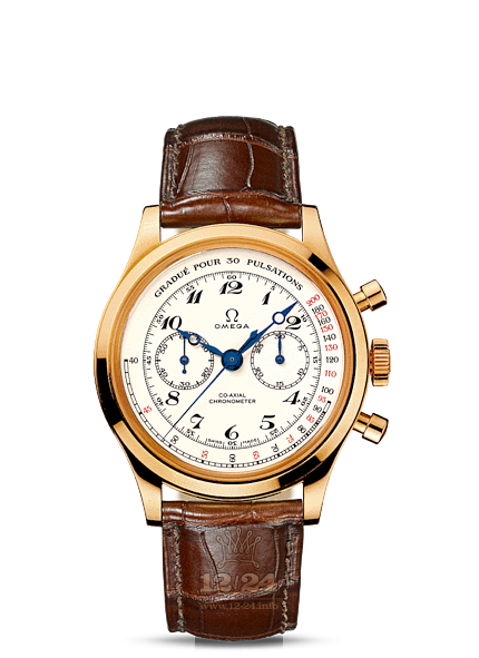 Omega Museum Watch 516.53.39.50.09.001 39 mm Yellow gold Case Beige Dial