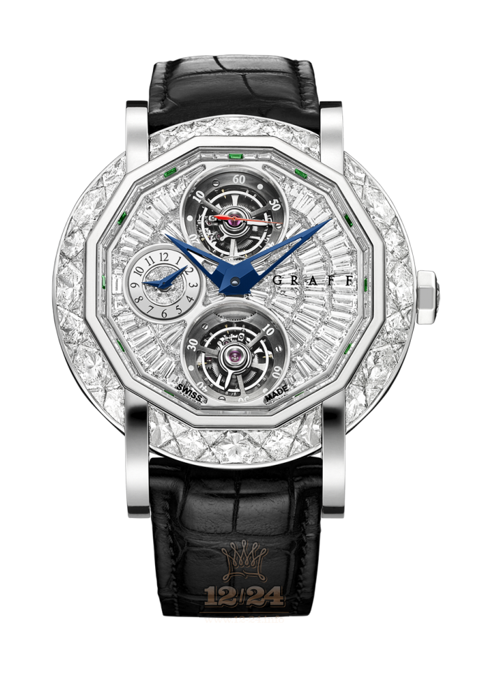 Graff MasterGraff Watch MG47DTWGDD 47 mm White gold Case Silver Dial