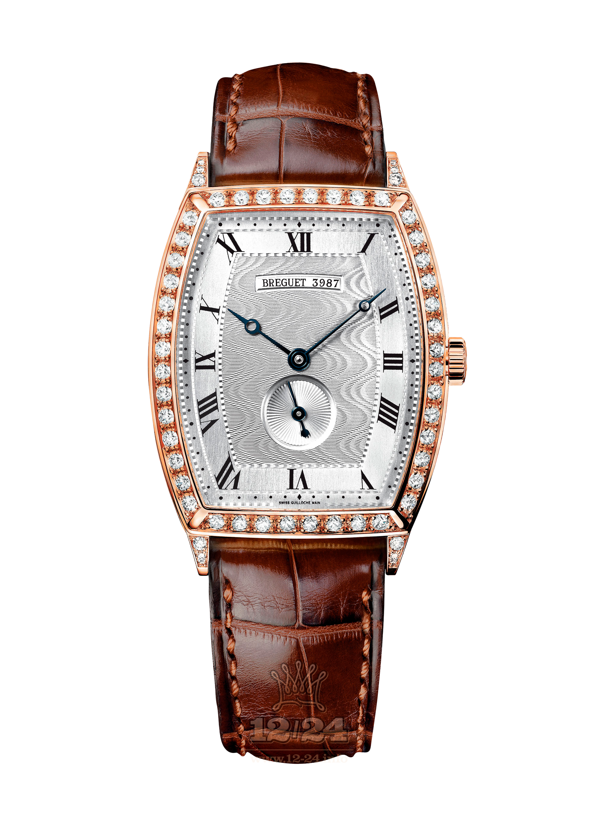 Breguet Heritage Watch 3661BR/12/984/DD00 35 mm Pink gold Case Silver Dial