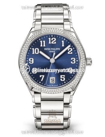 Patek Philippe Twenty~4 Watch 7300-1200A-001 36 mm Stainless steel Case Dark blue Dial