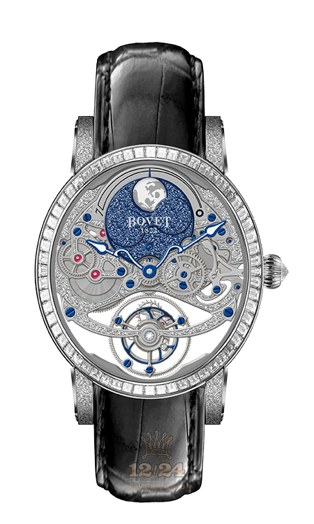 Bovet Dimier Watch R90002-SB1C234 41 mm White gold Case Silver Dark blue Dial