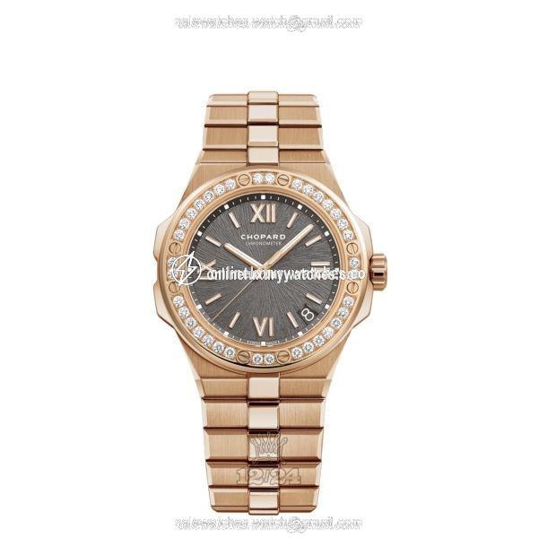 Chopard Alpine Eagle Watch 295363-5002 41 mm Pink gold Case Gray Dial