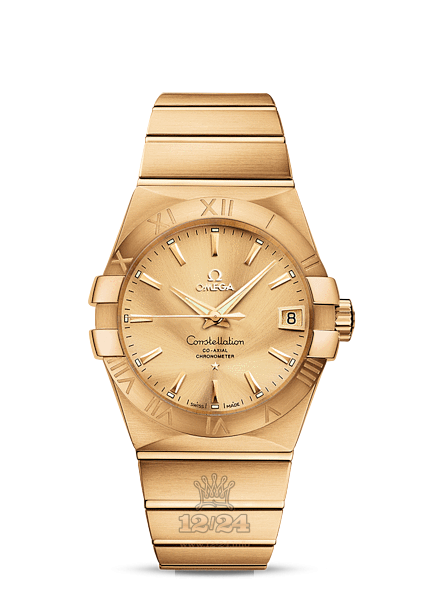 Omega Constellation Watch 123.50.38.21.08.001 38 mm Yellow gold Case