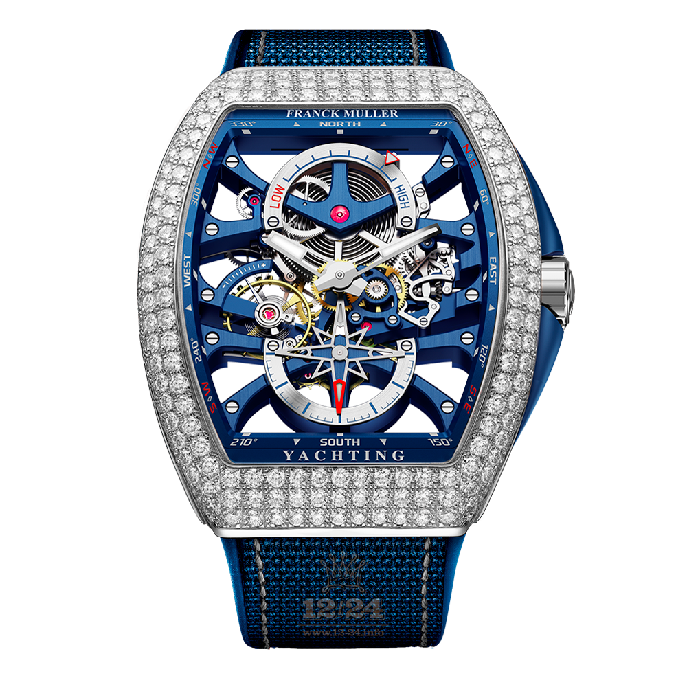 Franck Muller Vanguard Watch V 45 S6 PR SQT ANCRE FM YACHT OG D 44 mm White gold Case