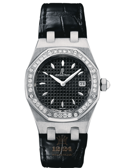 Audemars Piguet Royal Oak Watch 67621ST.ZZ.D002CR.01 33 mm Stainless steel Case Black Dial