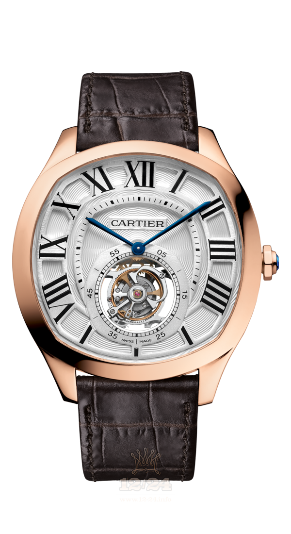 Cartier Drive de Cartier Watch W4100013 41 mm Pink gold Case White Silver Dial