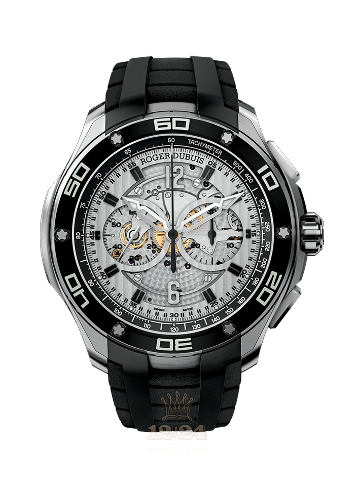 Roger Dubuis Pulsion Watch RDDBPU0004 44 mm Titanium Case Gray Silver Dial