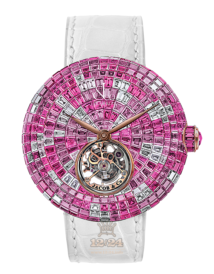 Jacob & Co High Jewelry Masterpieces Watch BT543.40.CP.CP.B 47 mm Pink gold Case Pink Dial