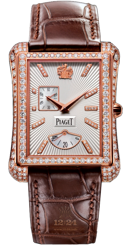 Piaget Black Tie Watch G0A33074 32 mm Pink gold Case Silver Dial