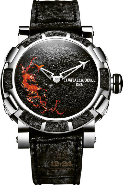 Romain Jerome Earth Watch RJ.V.AU.001.01 46 mm Stainless steel PVD coating Case Black Dial