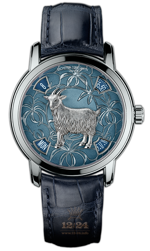 Vacheron Constantin Metiers d Art Watch 86073/000P-9890 40 mm White gold Case Dark blue Painted Dial