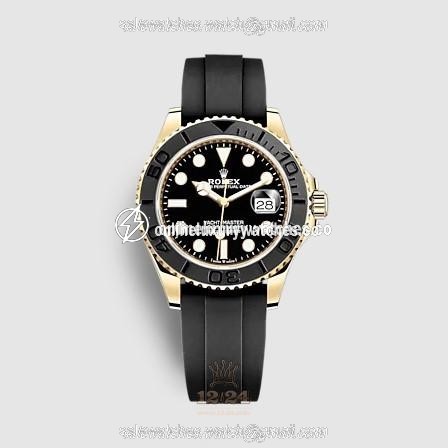 Rolex Yacht-Master Watch 226658-0001 42 mm Yellow gold Case Black Dial