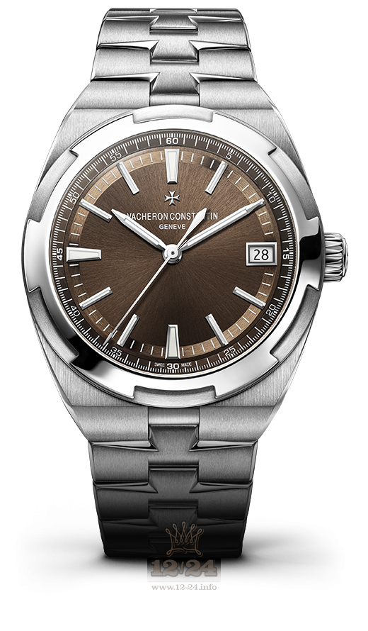 Vacheron Constantin Overseas Watch 4500V/110A-B146 41 mm Stainless steel Case Silver Brown (chocolate) Dial