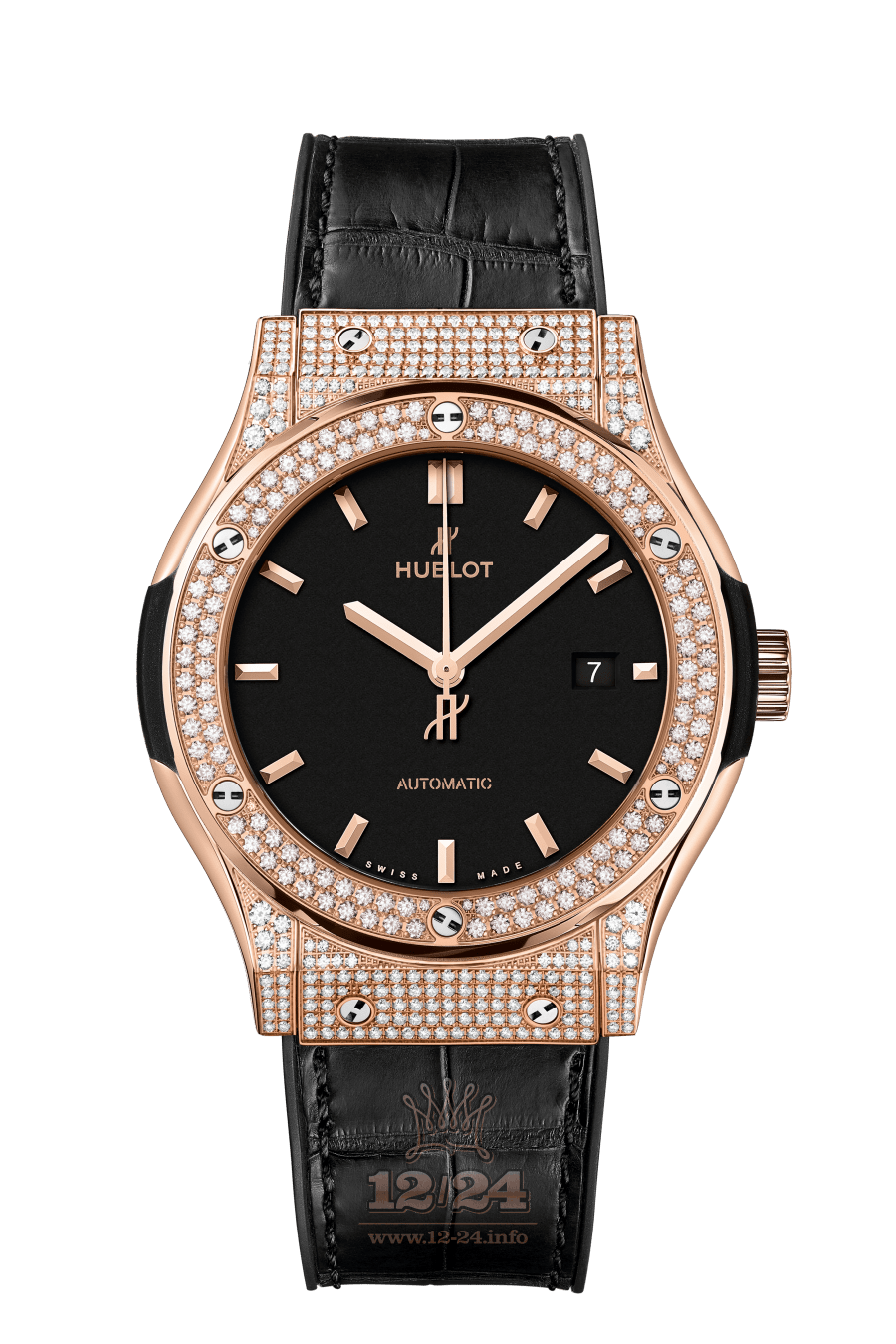 Hublot Classic Fusion Watch 542.OX.1181.LR.1704 42 mm Pink gold Case Black Dial