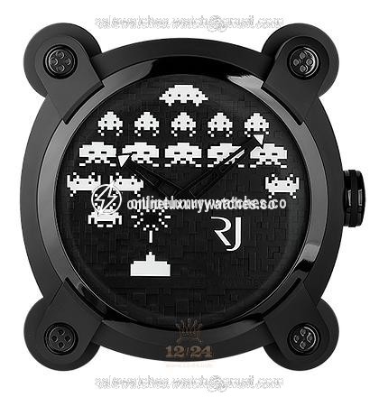 Romain Jerome Collaborations Watch X.POS.029 Aluminum Case White Black Dial