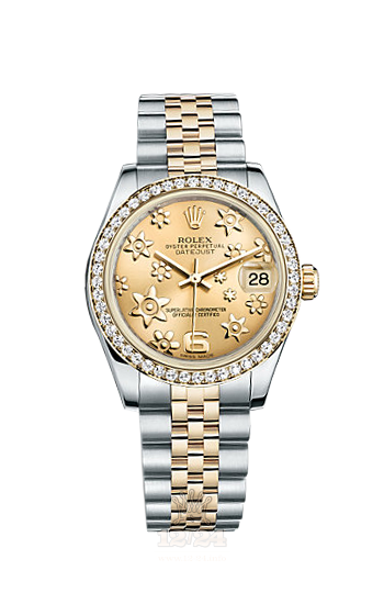 Rolex Datejust Watch 178383-0006 31 mm Steel / Yellow gold Case Golden Dial