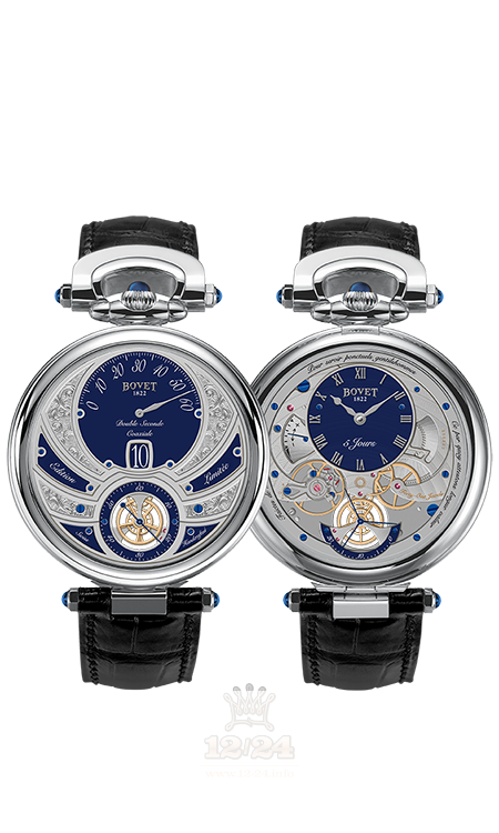 Bovet Fleurier Complications Watch ACHS006 44 mm White gold Case Black Gray Dial