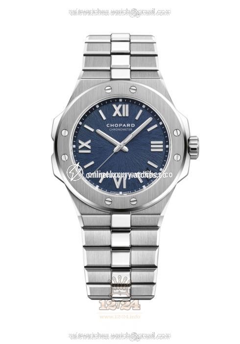 Chopard Alpine Eagle Watch 298600-3001 41 mm Pink gold Case Dark blue Dial