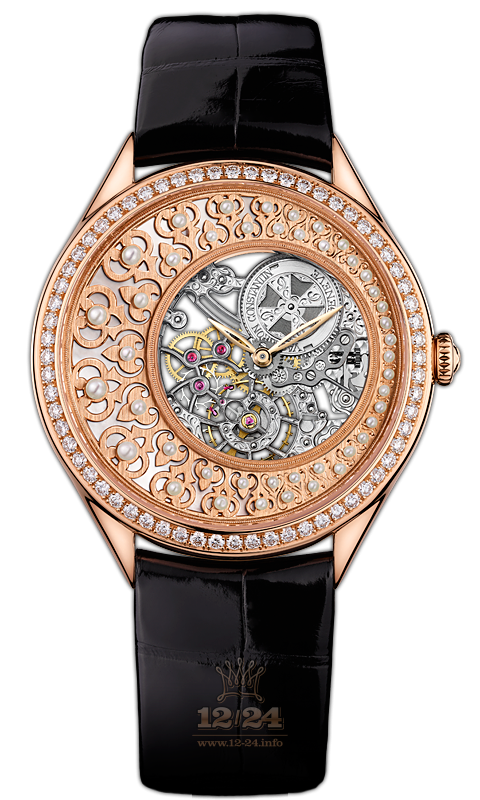 Vacheron Constantin Metiers d Art Watch 33580/000R-9906 37 mm Pink gold Case Golden Painted Dial