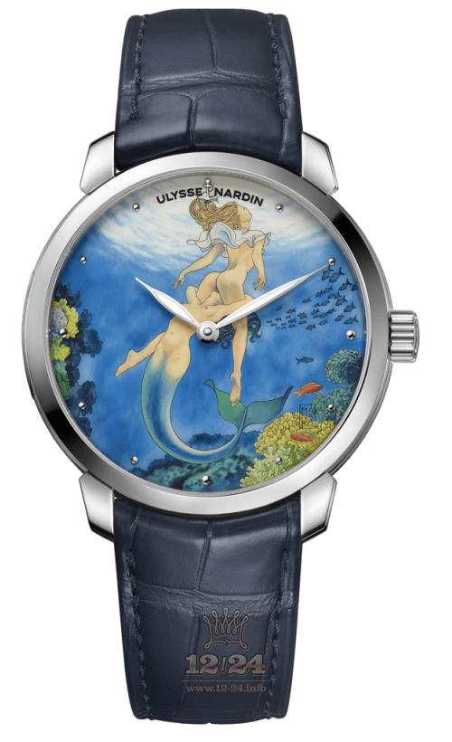Ulysse Nardin Classic Watch 3203-136LE-2/MANARA.06 40 mm Stainless steel Case Painted Dial