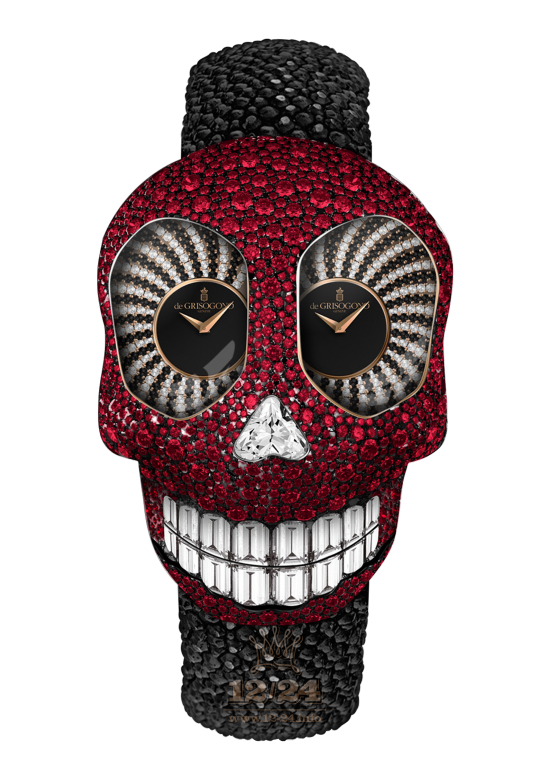 de Grisogono Crazyskull Watch CS-S01 Pink gold Case Black Dial