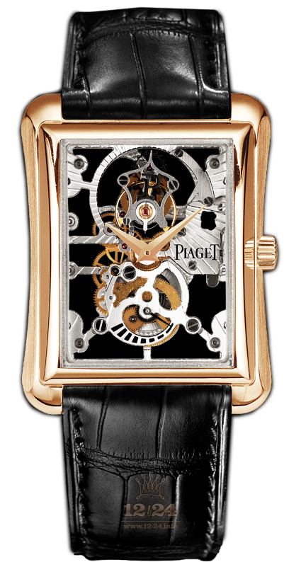 Piaget Black Tie Watch G0A29109 32 mm Pink gold Case Silver Dial