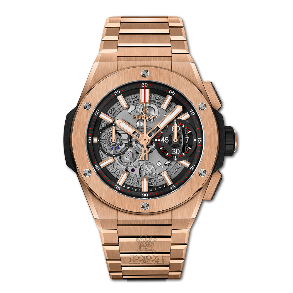 Hublot Big Bang Watch 451.OX.1180.OX 42 mm Red gold Case Silver Dial