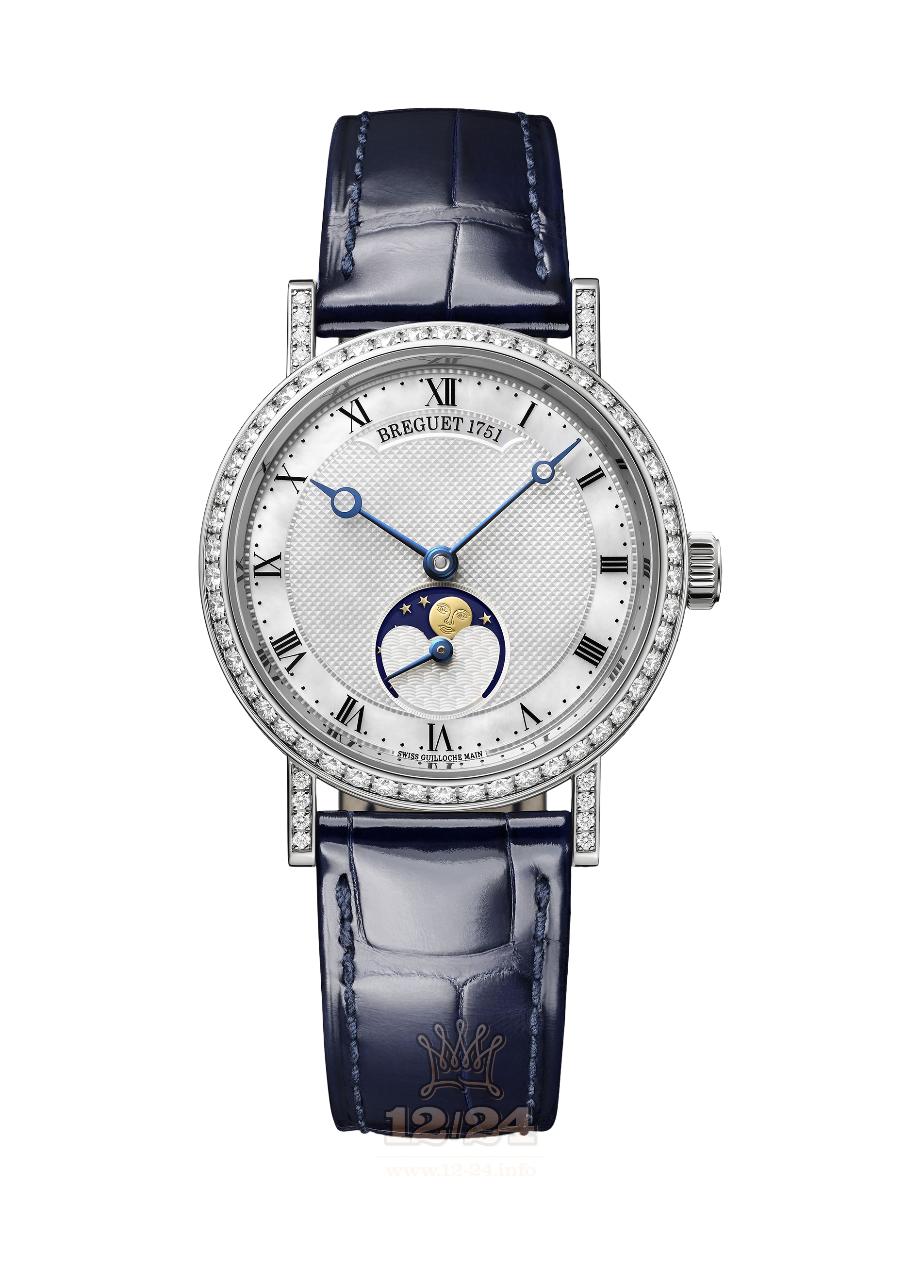 Breguet Classique Watch 9088BB/52/964/DD0D 30 mm White gold Case Silver Dial