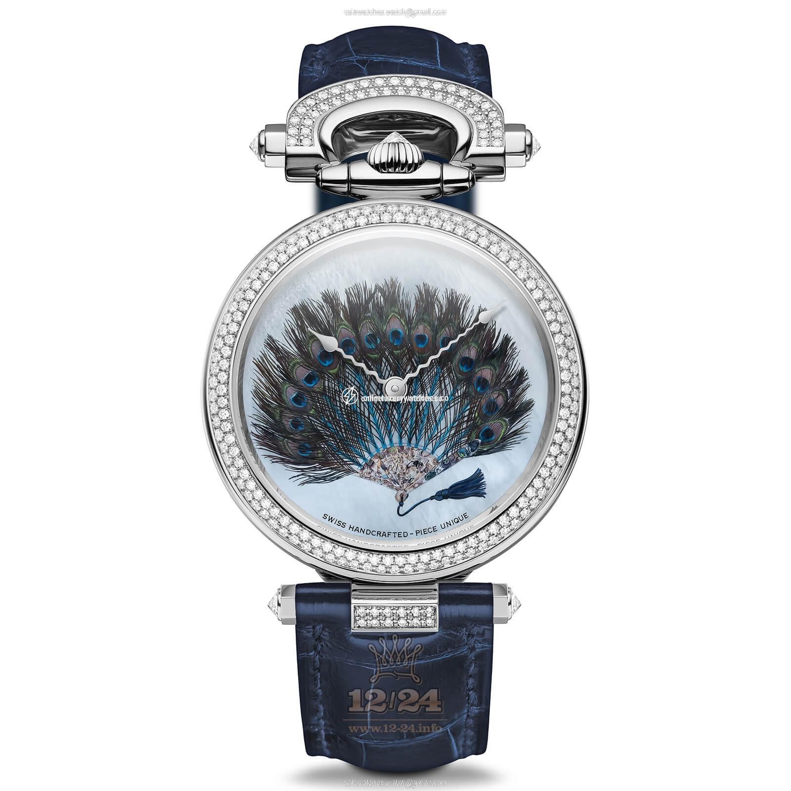 Bovet Fleurier Watch AF39566-SD123 39 mm White gold Case White Dial