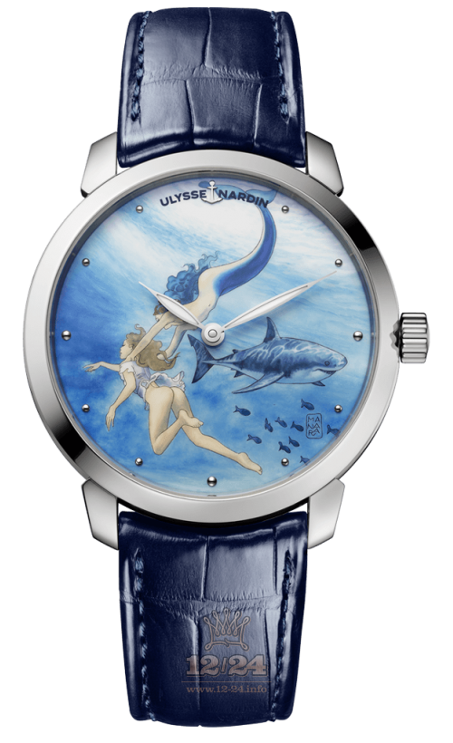 Ulysse Nardin Classic Watch 3203-136LE-2 / MANARA.05 40 mm Stainless steel Case Painted Dial