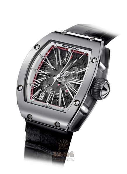 Richard Mille Men's Collection Watch RM 023 WG 45 mm White gold Case