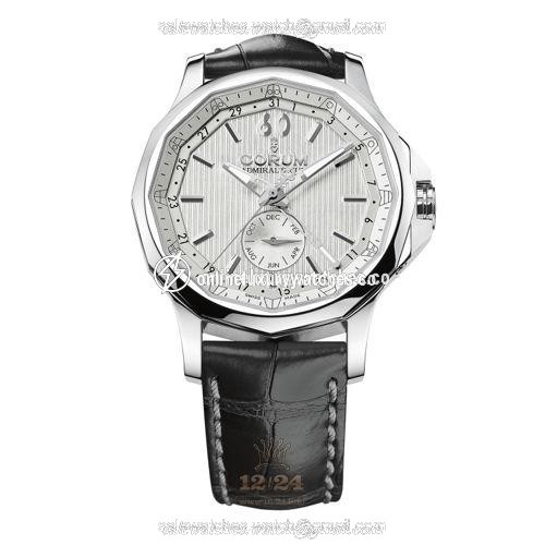 Corum Admiral's Cup Watch 503.101.20/0F01 FH10 42 mm Stainless steel Case Silver Dial