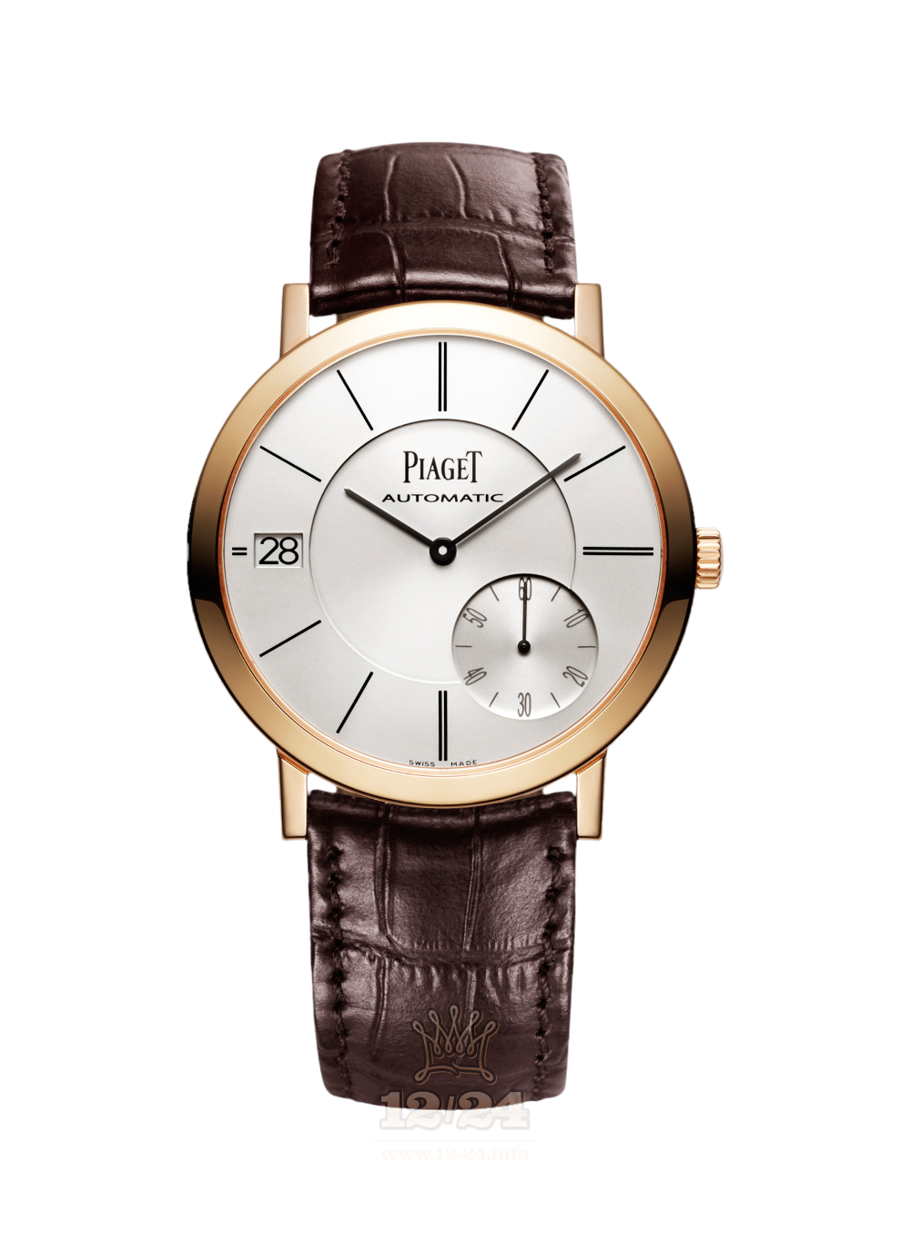 Piaget Altiplano Watch G0A38131 40 mm Pink gold Case White Dial