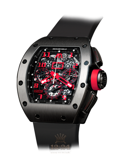 Richard Mille Men's Collection Watch RM 011 Marcus WG 50 mm White gold Case