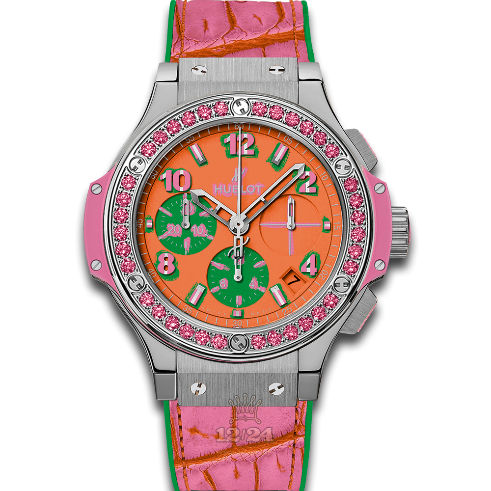 Hublot Big Bang Watch 341.SP.4779.LR.1233.POP15 41 mm Stainless steel Case Orange Dial