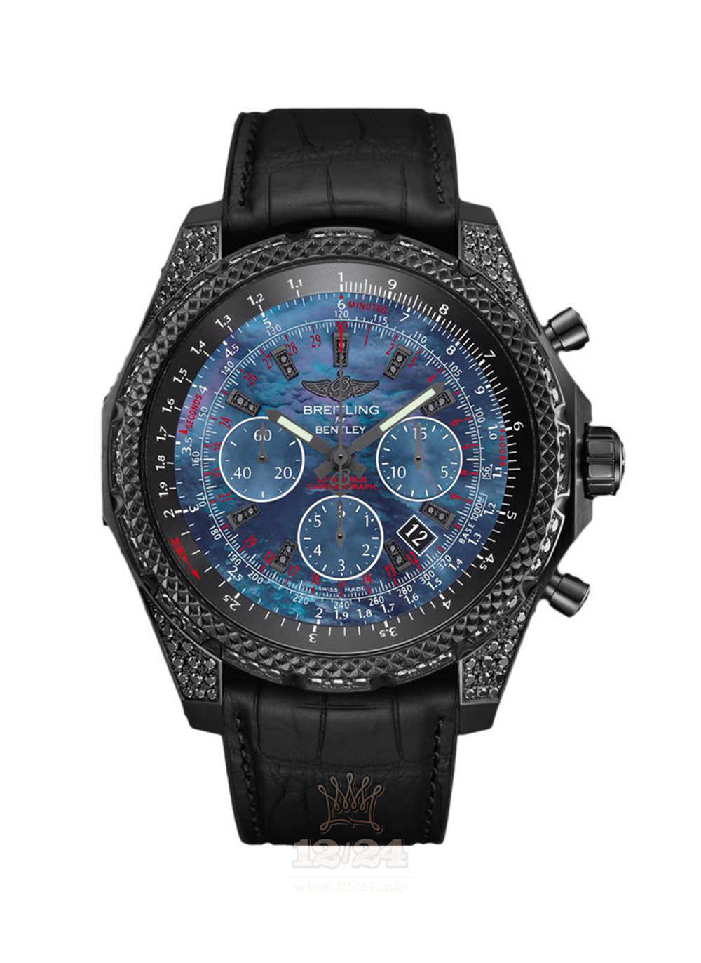 Breitling Breitling for Bentley Watch MB0611BU/BF99/265S/M20DSA.2 49 mm Stainless steel Case Black Dial