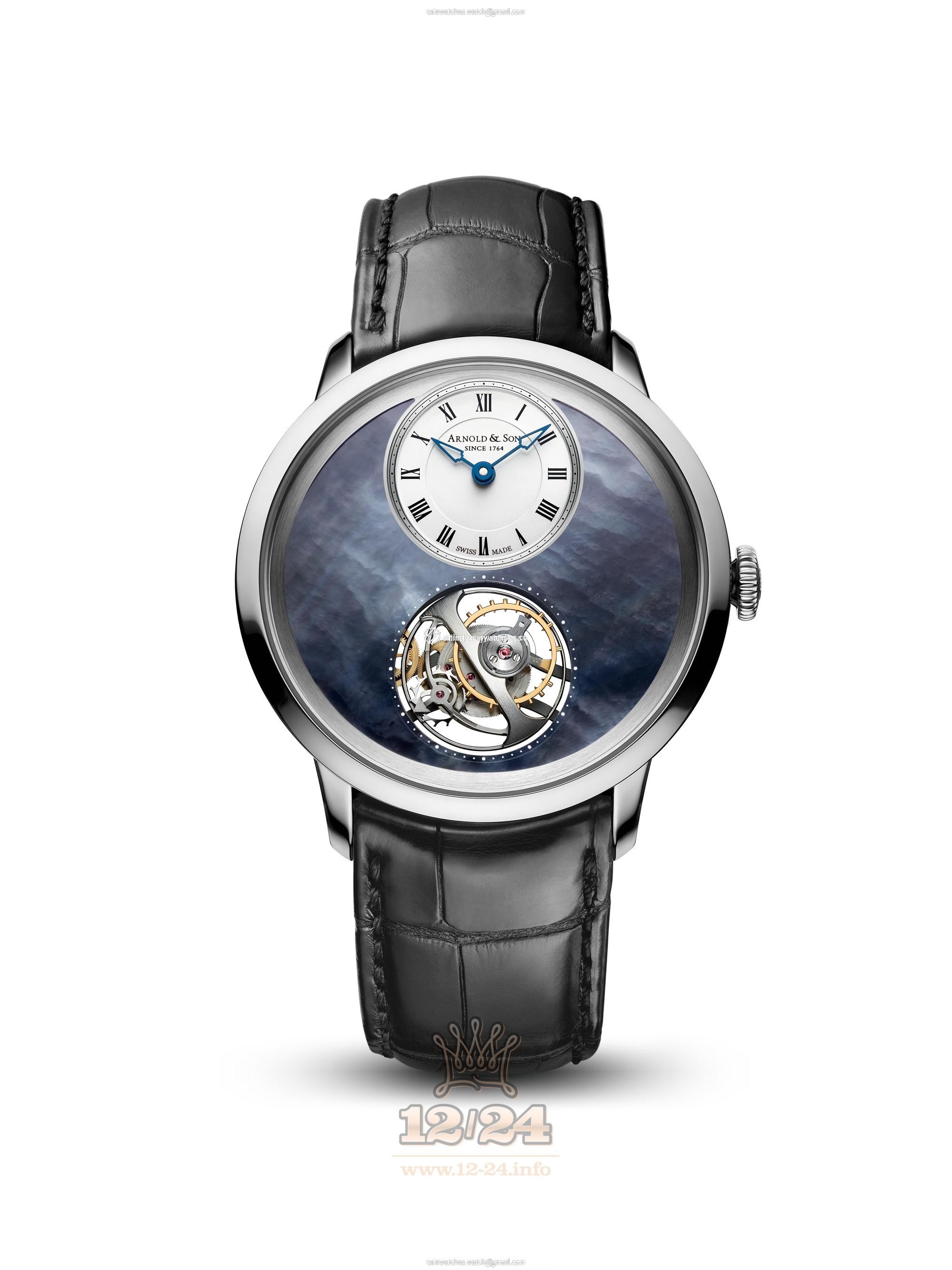 Arnold Son Instrument Collection Watch 1UTAG.M02A.C121G Palladium Case Black Dial