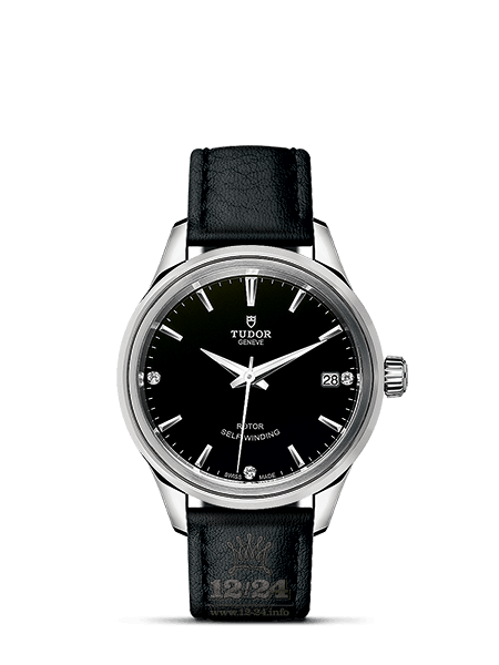 Tudor Style Watch M12300-0008 34 mm Stainless steel Case Black Dial