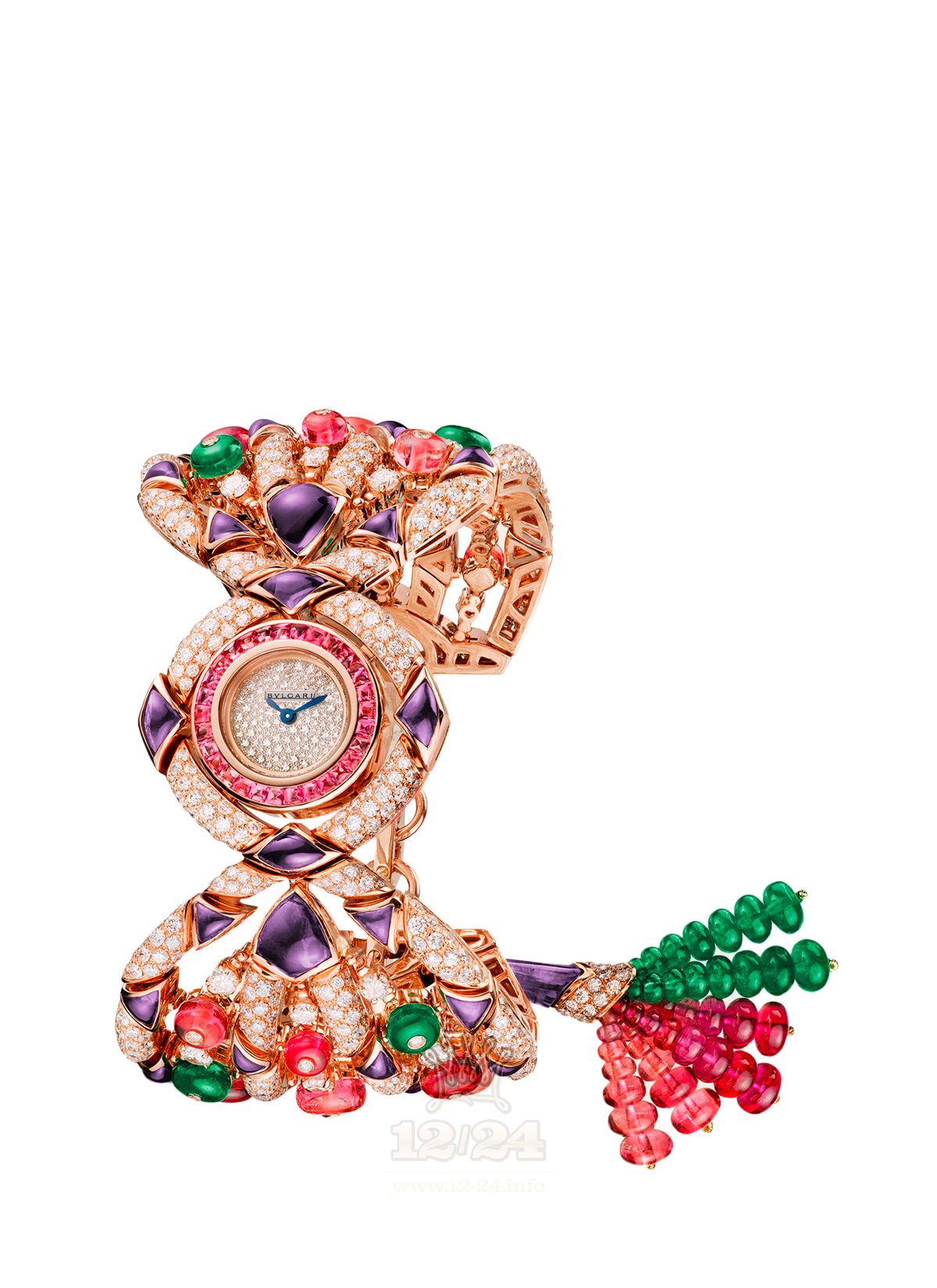 Bvlgari Jewelry watches Watch 102243 GEP30D2GD2TARED2 30 mm Pink gold Case Silver Dial