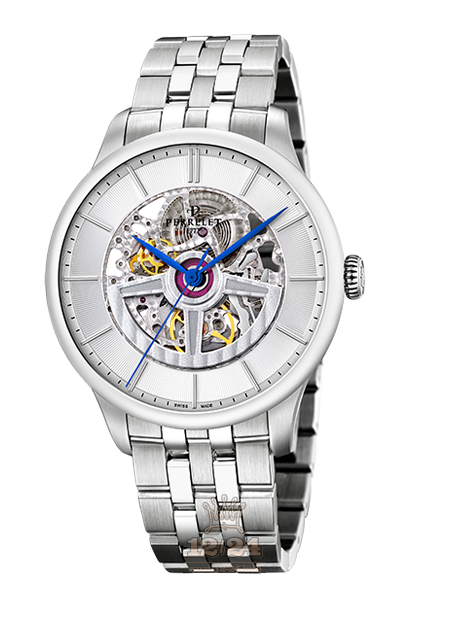 Perrelet First Class Watch A1091/4 42 mm Stainless steel Case White Dial