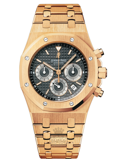 Audemars Piguet Royal Oak Watch 25960OR.OO.1185OR.03 39 mm Pink gold Case Black Dial
