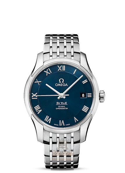 Omega De Ville Watch 431.10.41.21.03.001 41 mm Stainless steel Case Dark blue Dial