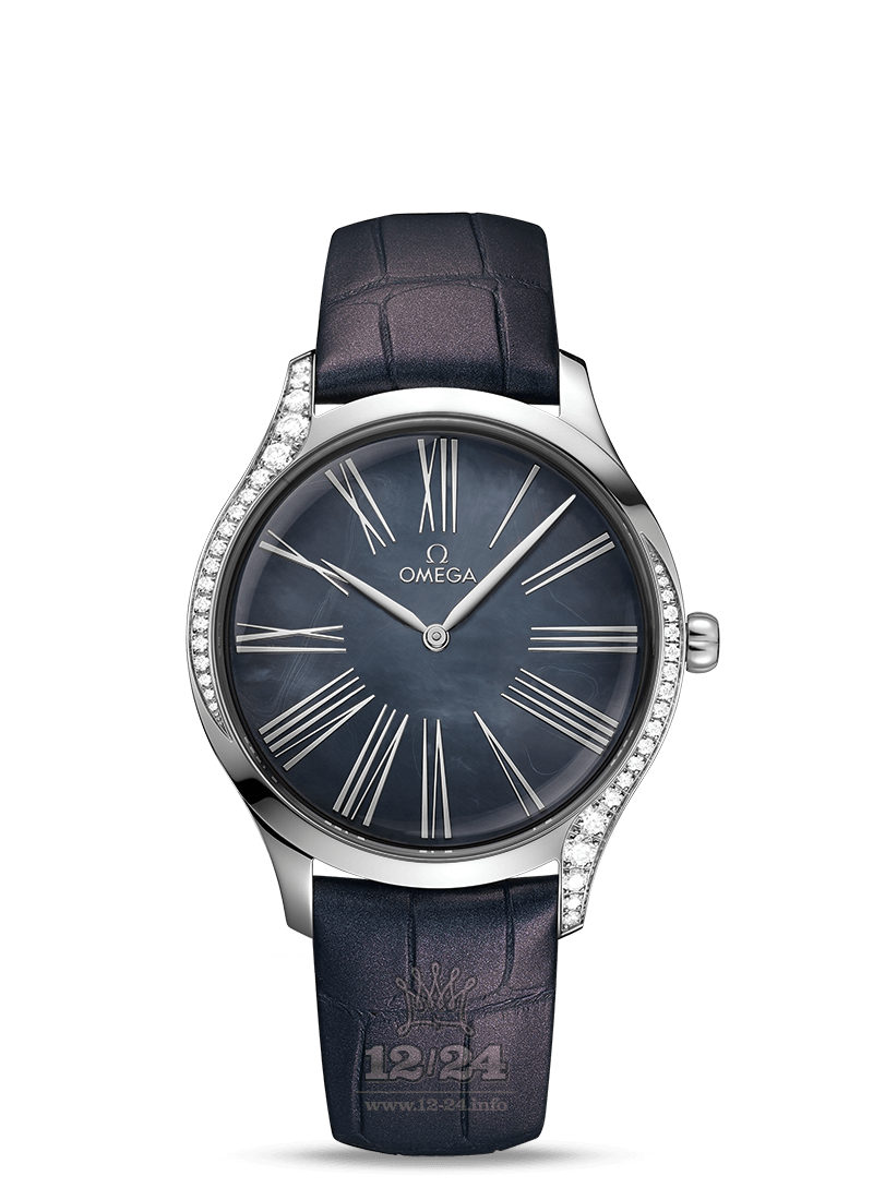 Omega Tresor Watch 428.18.39.60.07.001 39 mm Stainless steel Case Dark blue Dial